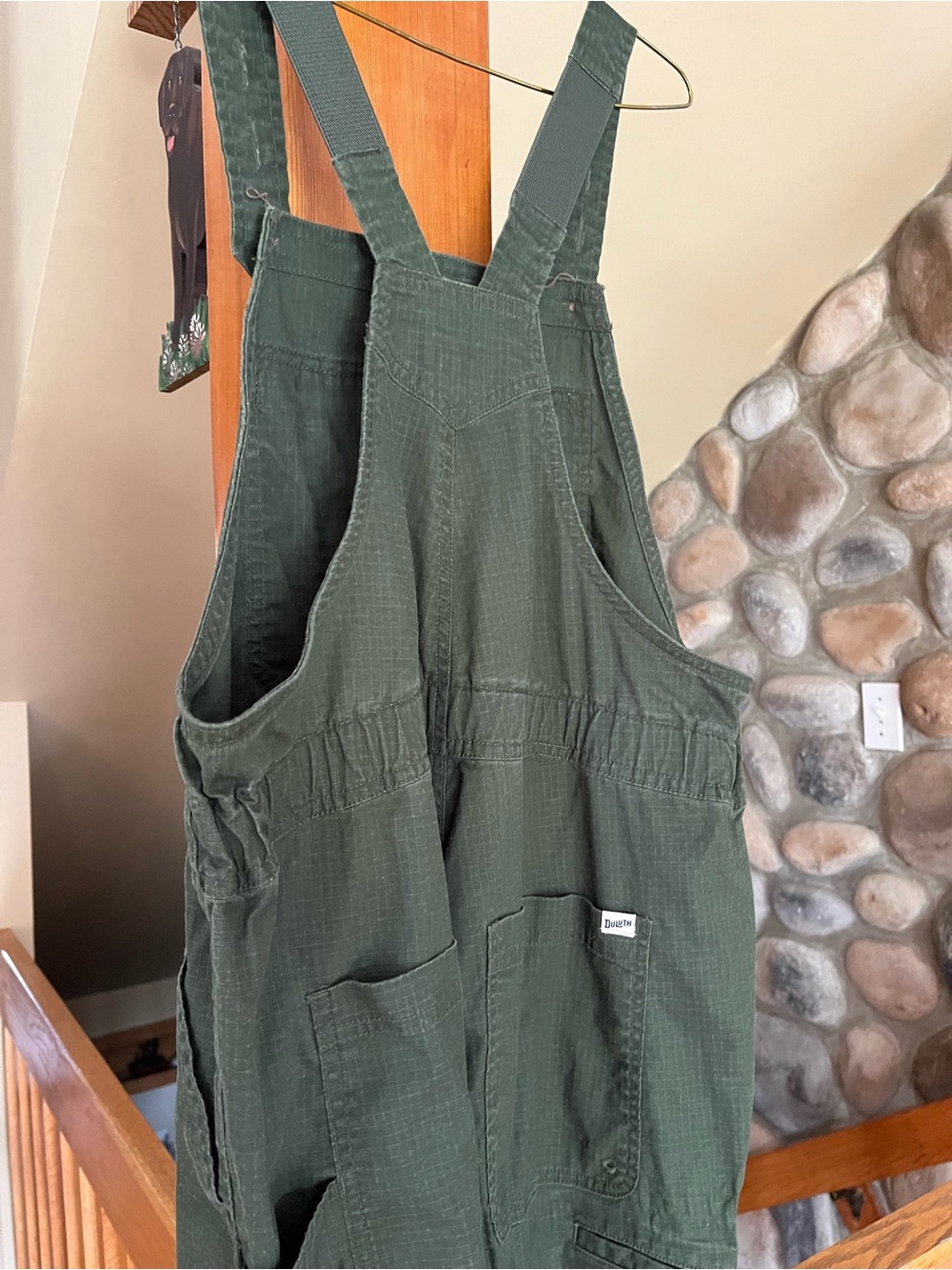Women’s Duluth Trading Co Hempstop Pull on Overalls small green - Picture 10 of 10